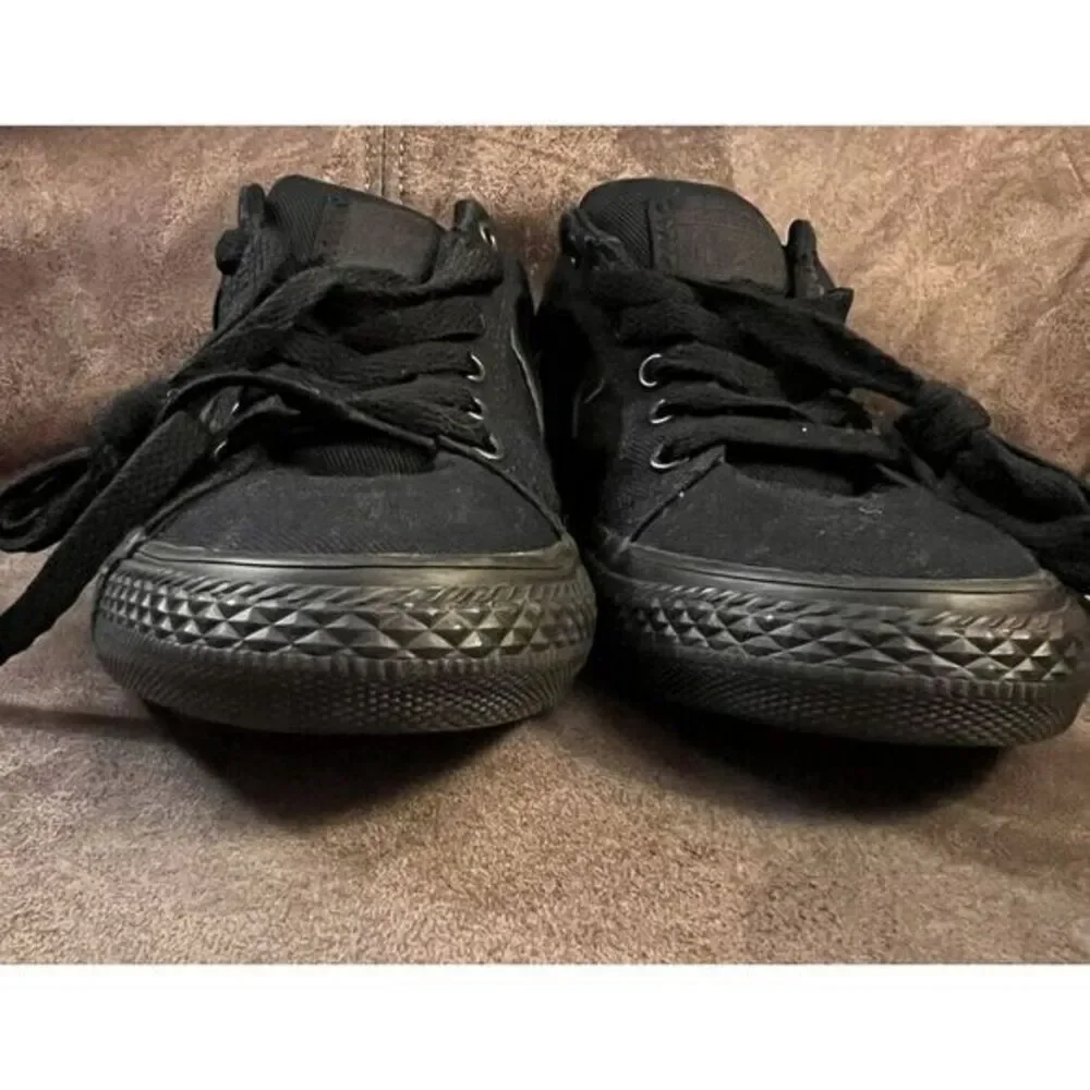 Converse Cons El Distrito Sneaker Kids Shoes Size 2‎ Black Black 359786F NWOB